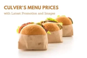 Culvers Menu Prices with Latest Promotion and Images
